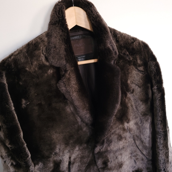 Prada mens 100% leather coat jacket - Picture 3 of 14